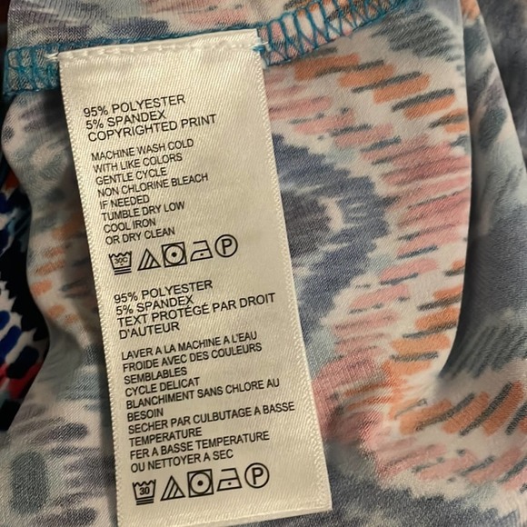 Tommy Bahama Prima Peacock Midi Dress Blue Island - Picture 5 of 5